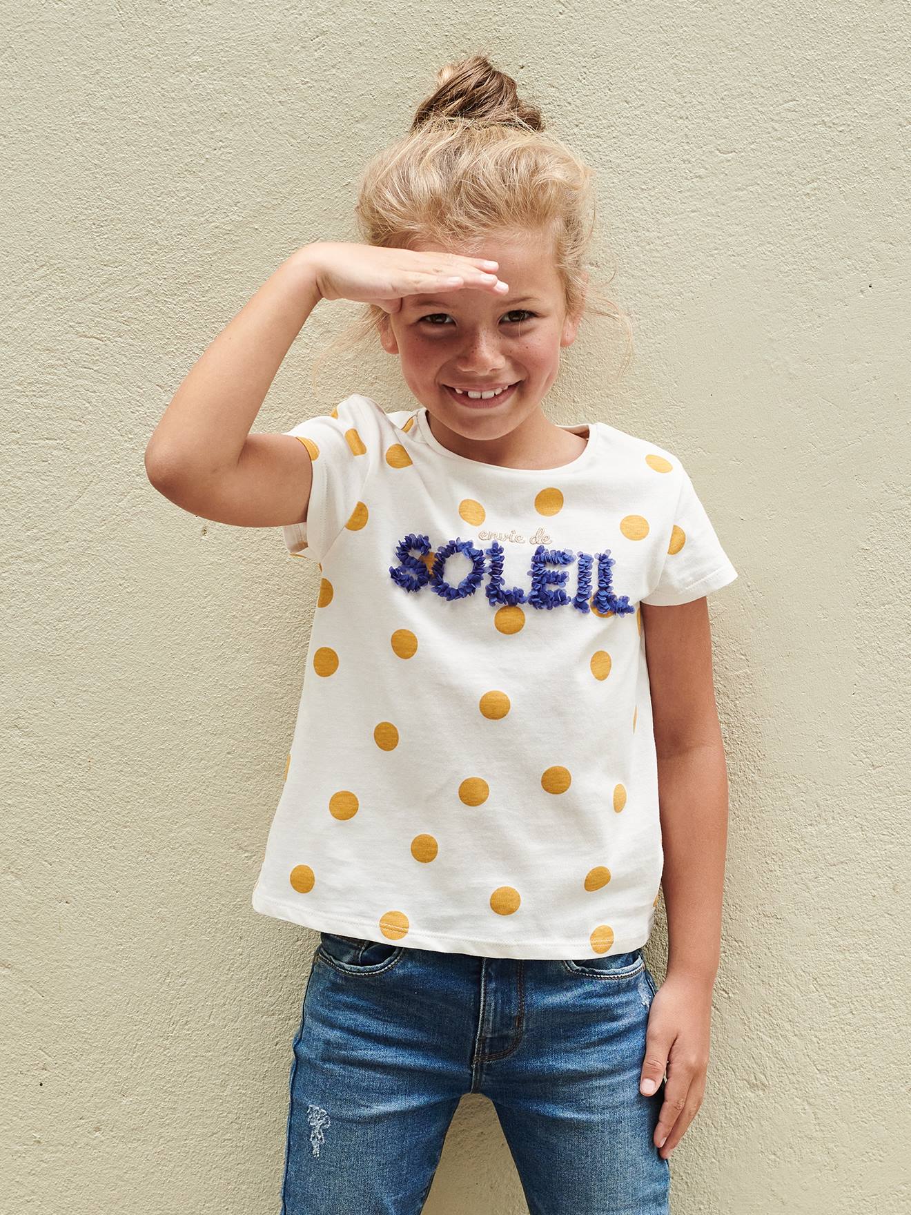 Vertbaudet Mädchen T-Shirt - zartrosa