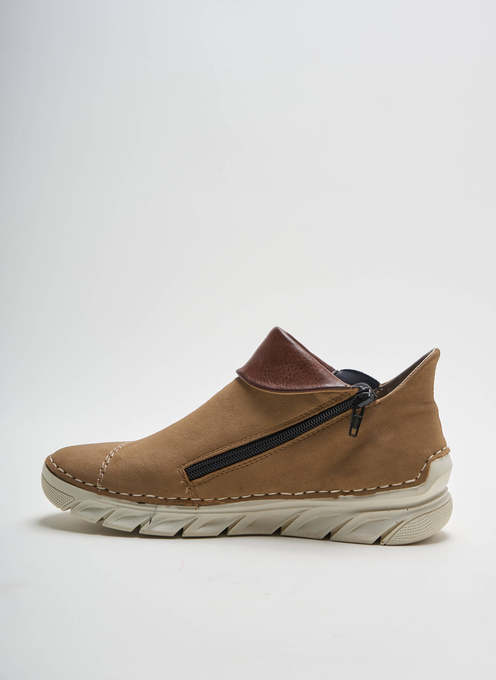 Rieker Baskets Femme couleur beige