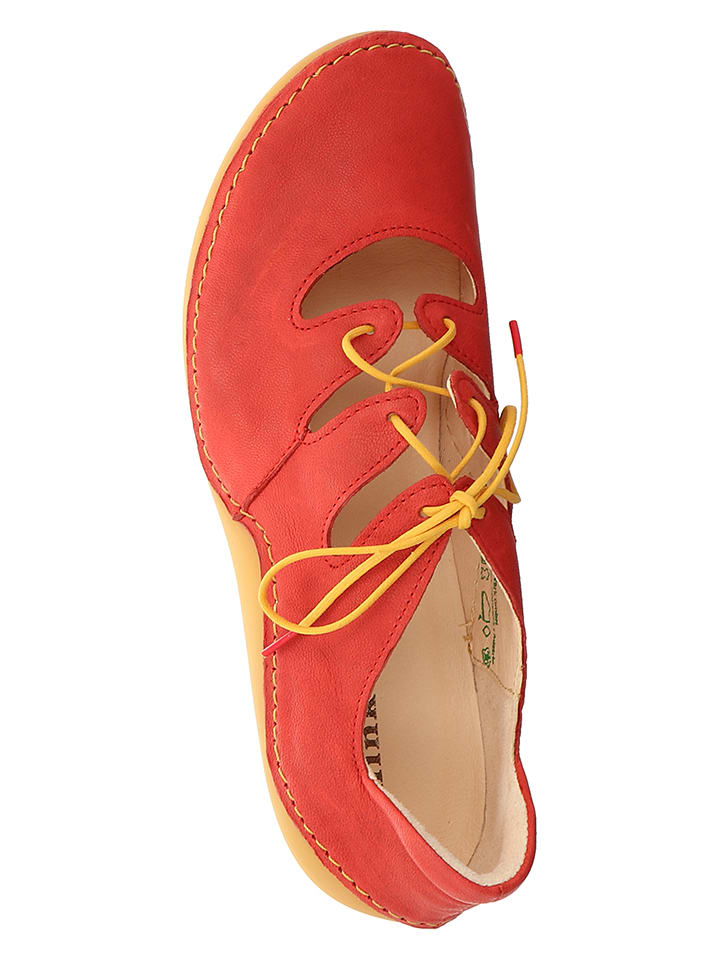 Think! Leder-Schnürschuhe 