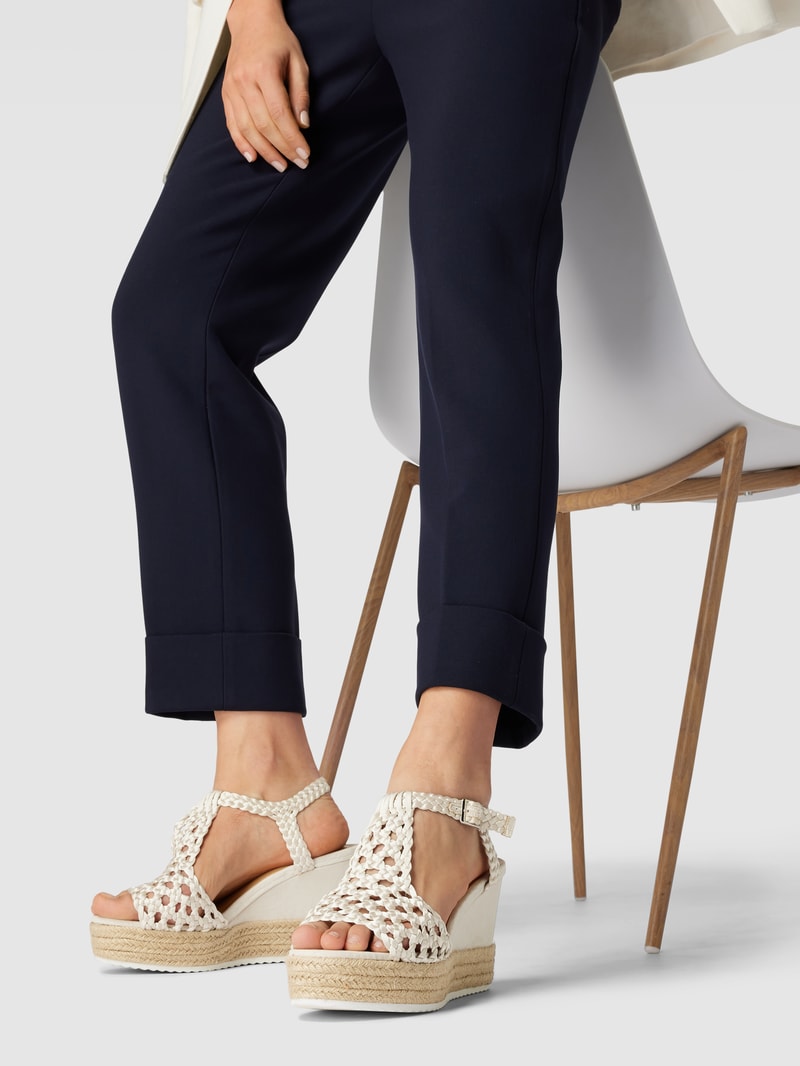 Sandaletten mit Plateausohle in mint