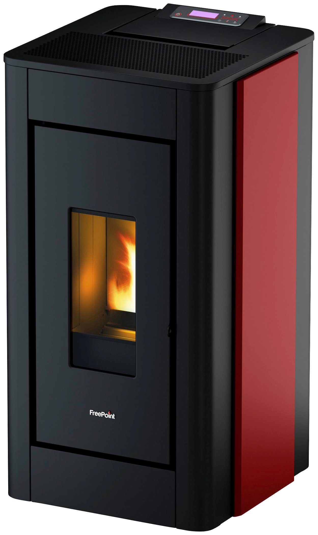 Freepoint Pelletofen Pretty airtight, 8,6 kW, Zeitbrand, 346 W, 230 V