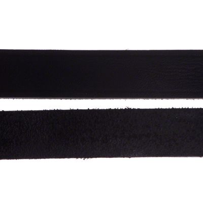 Heim Führleine, genietet, schwarz