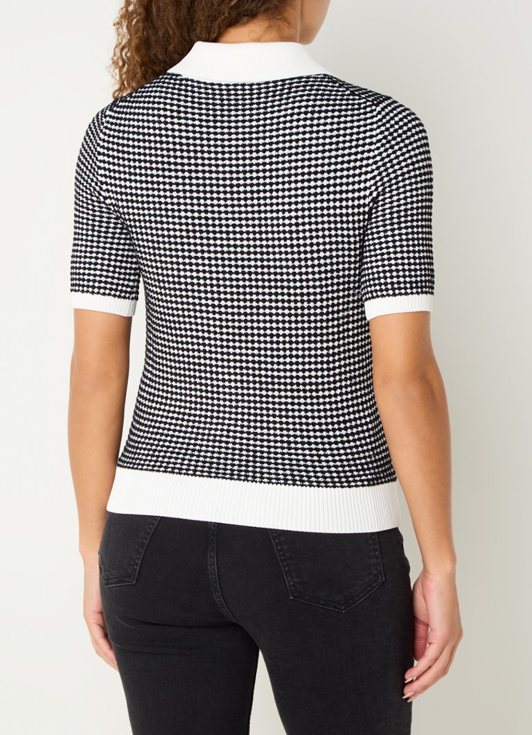 LKBennett Nancy top with polo collar