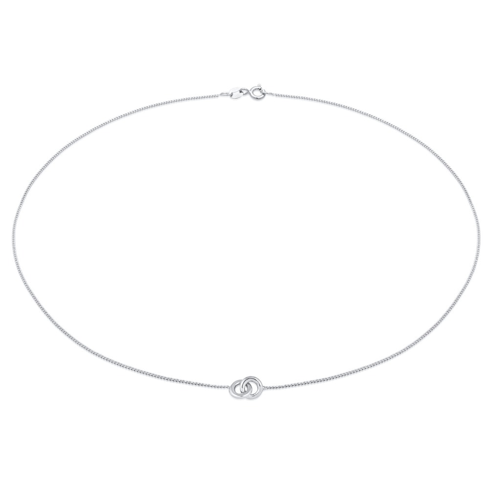 Elli Elli Collier Femmes Choker Cercle symbole géo en argent sterling 925 Bijoux