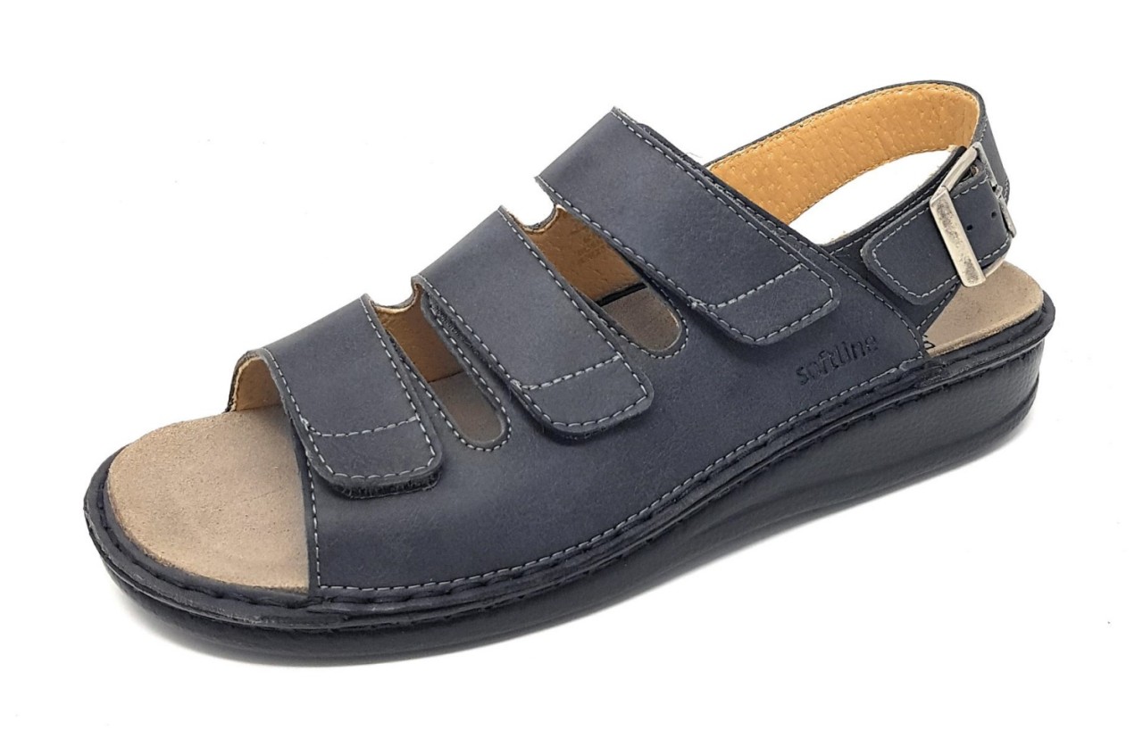 FIDELIO Komfort Sandalen grau
