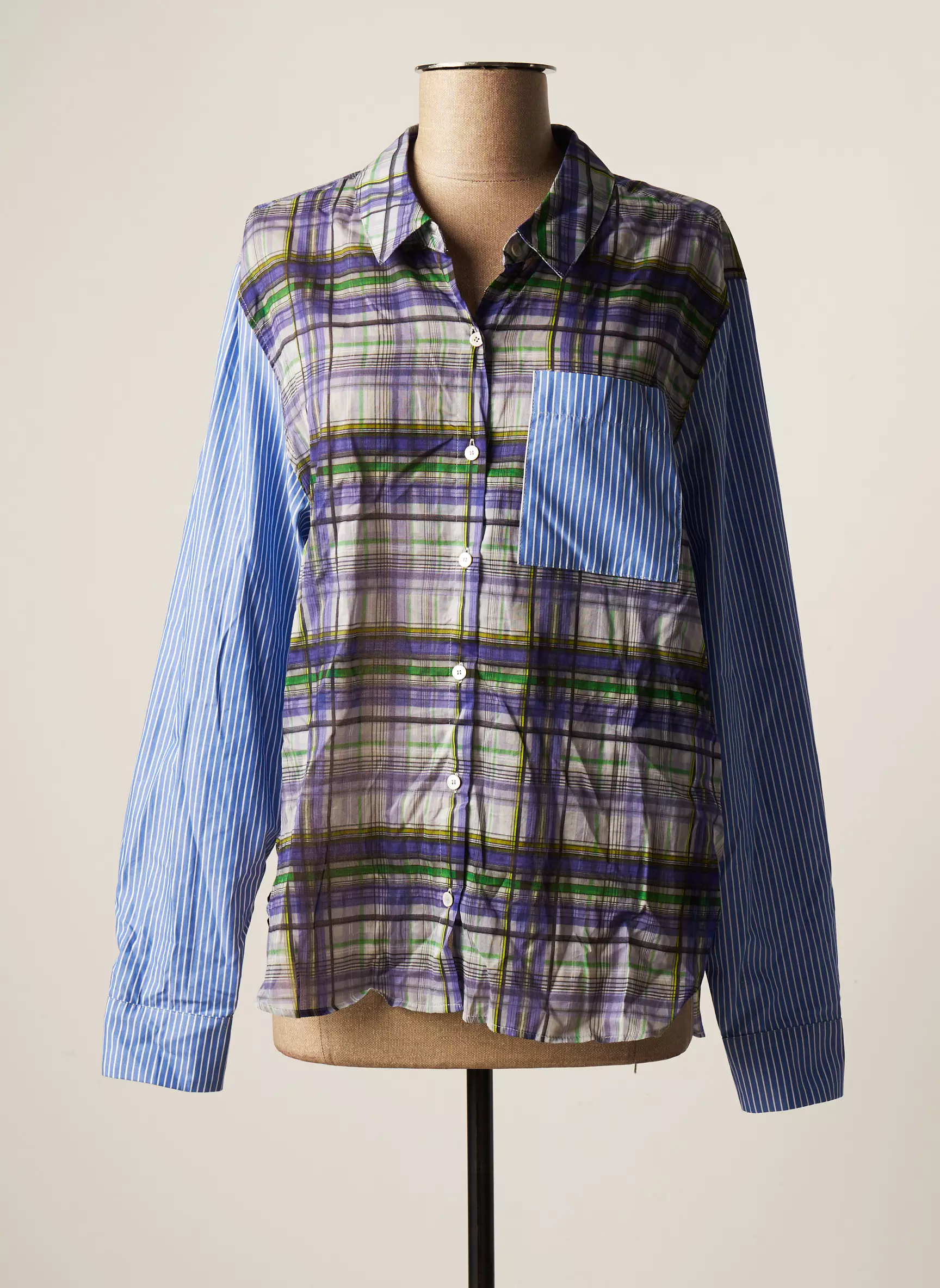 Chloe Stora Chemisiers Femme couleur bleu
