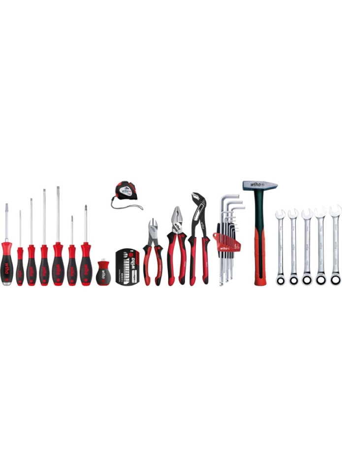 Wiha 45529 Mechaniker-Werkzeugrucksack, 43-teilig