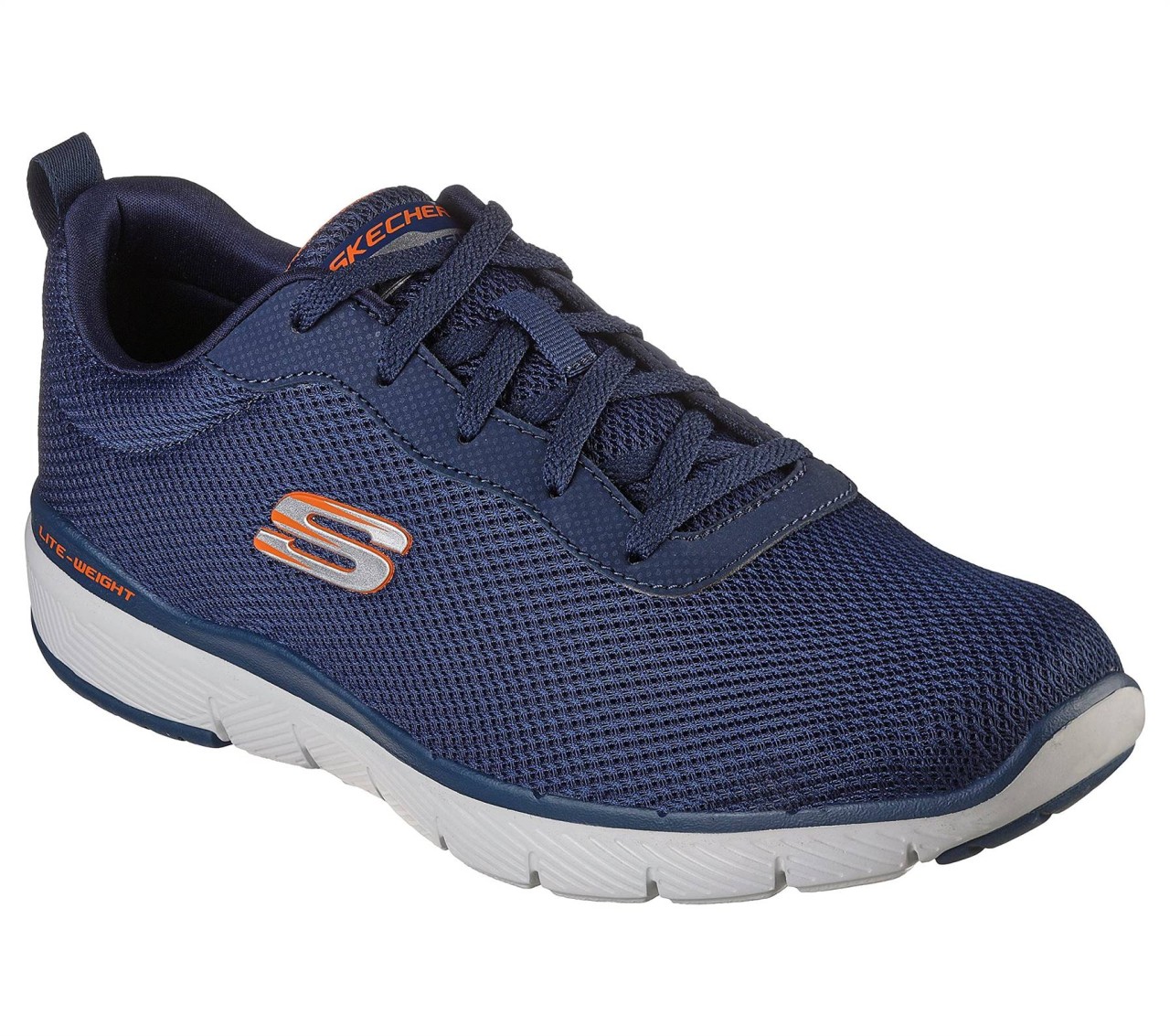 SKECHERS Freizeit Schnürer blau FLEX ADVANTAGE 3.0