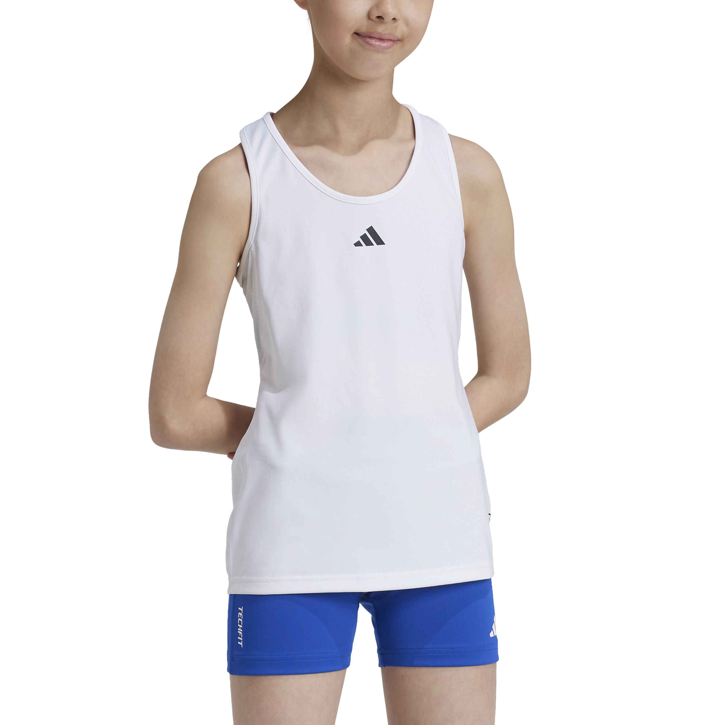 Tech-Fit Tank-Top Kinder - Weiß