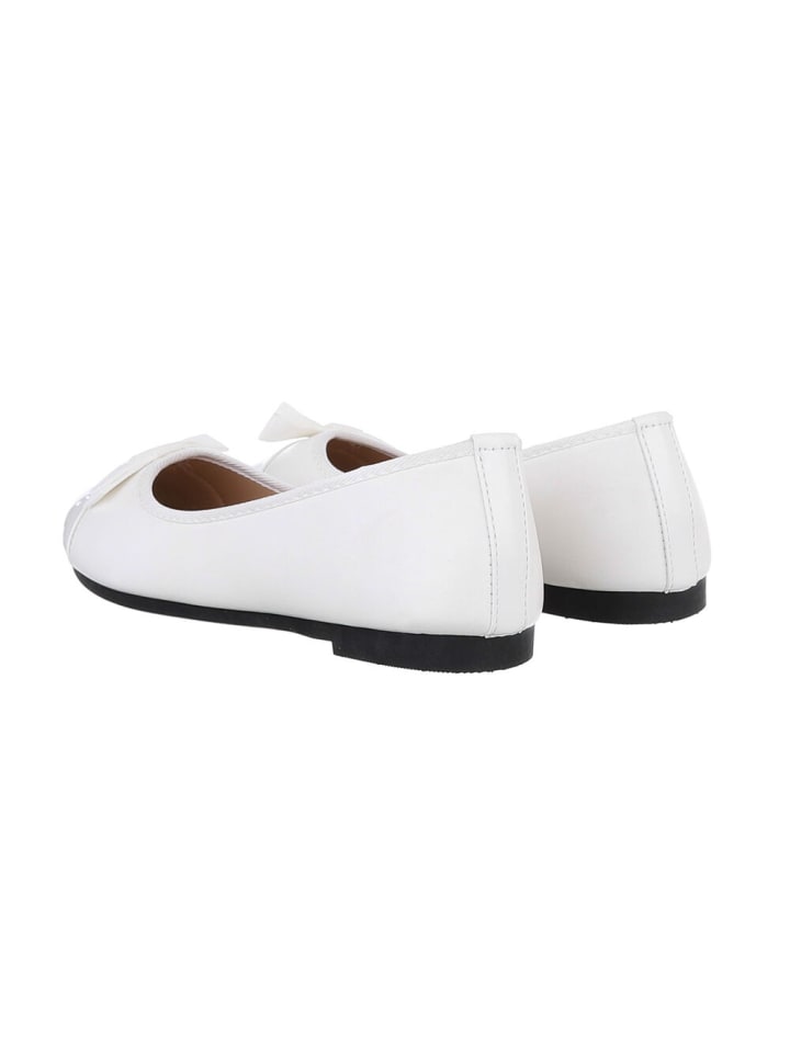 Ital-Design Ballerina in Weiß günstig kaufen