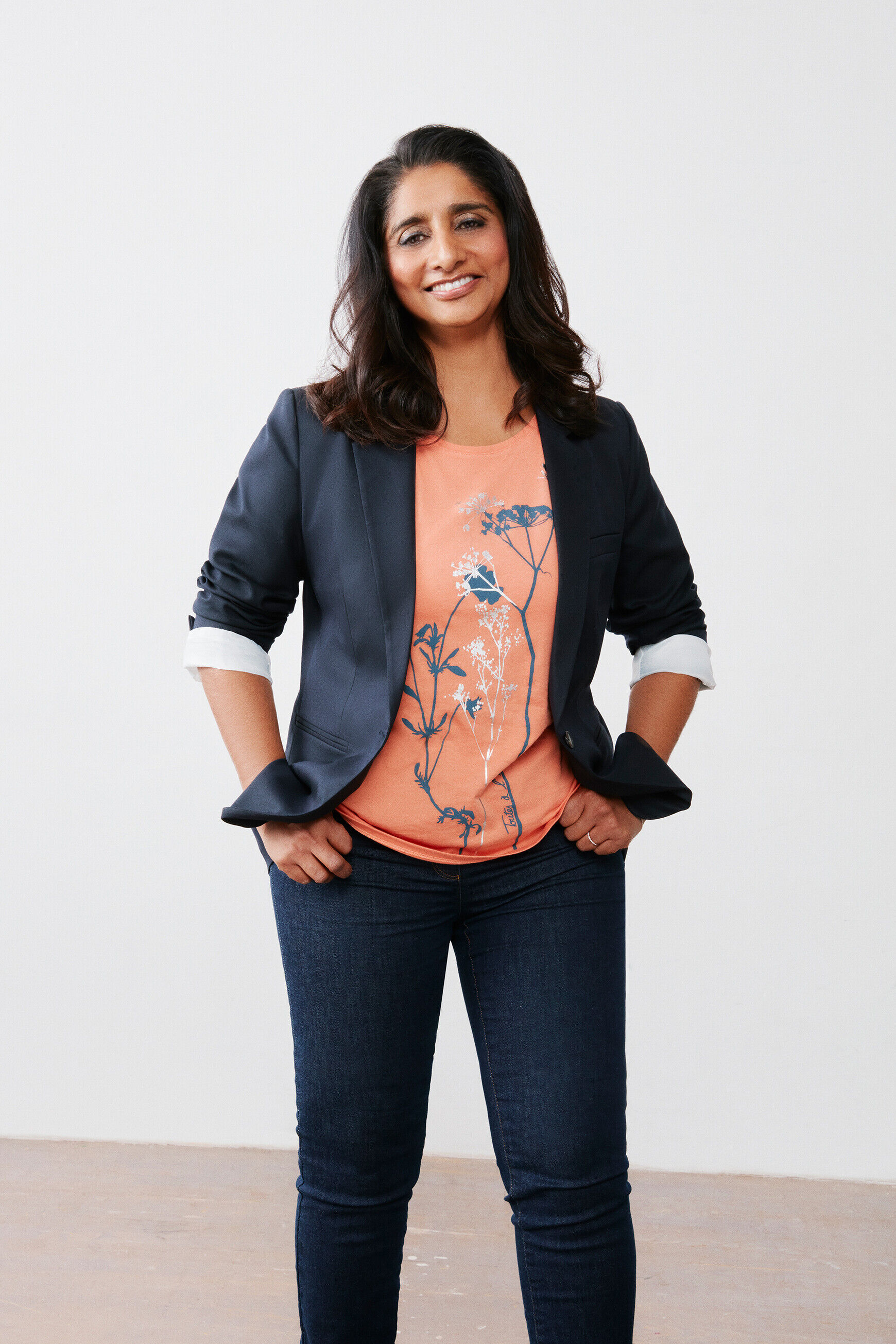 t-shirt maxine rose corail femme