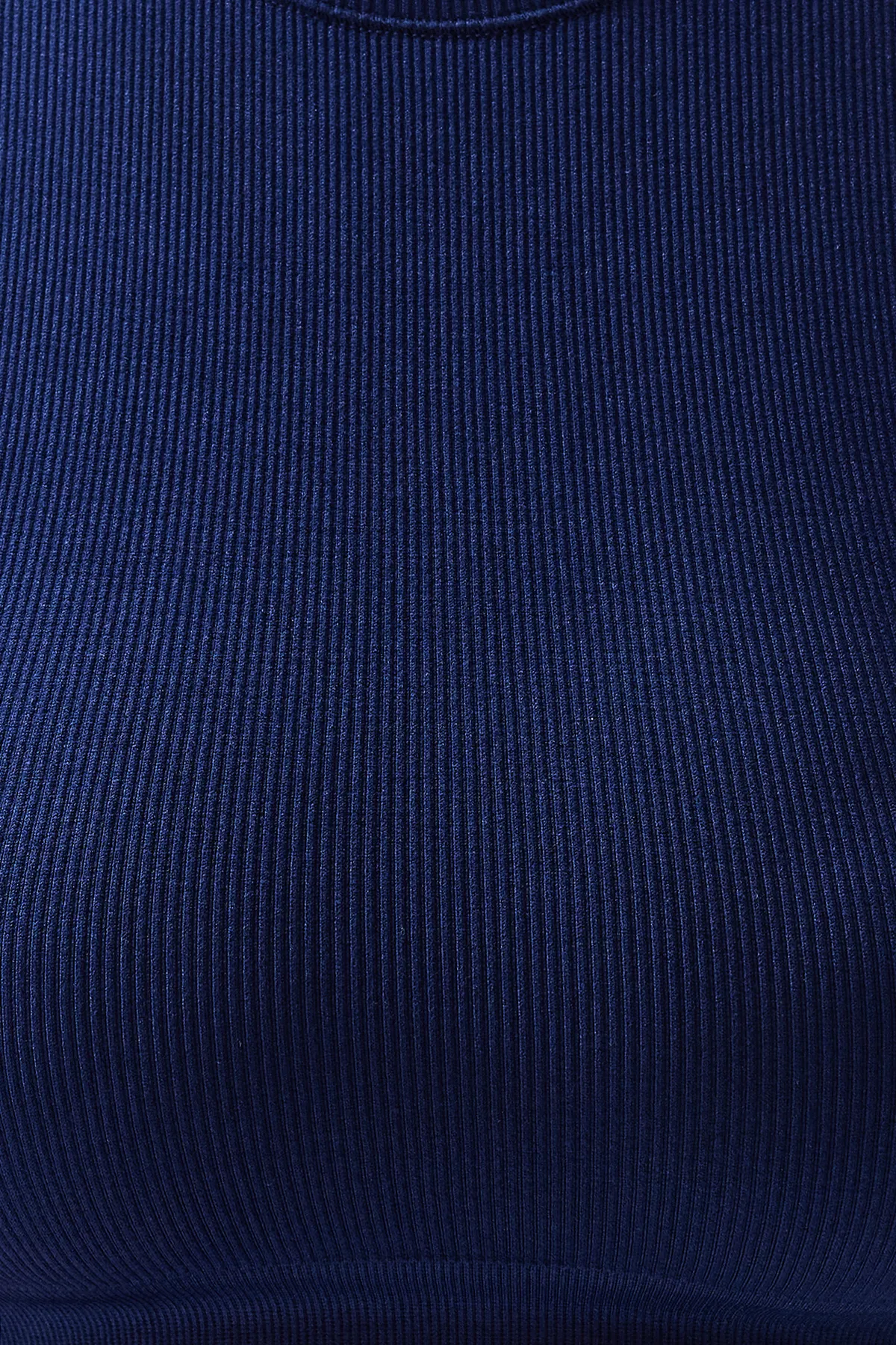 Trendyol Collection  Dunkelmarineblauer nahtloser/nahtloser gerippter und leicht stützender/formender Sport-BH TWOSS21SS0024