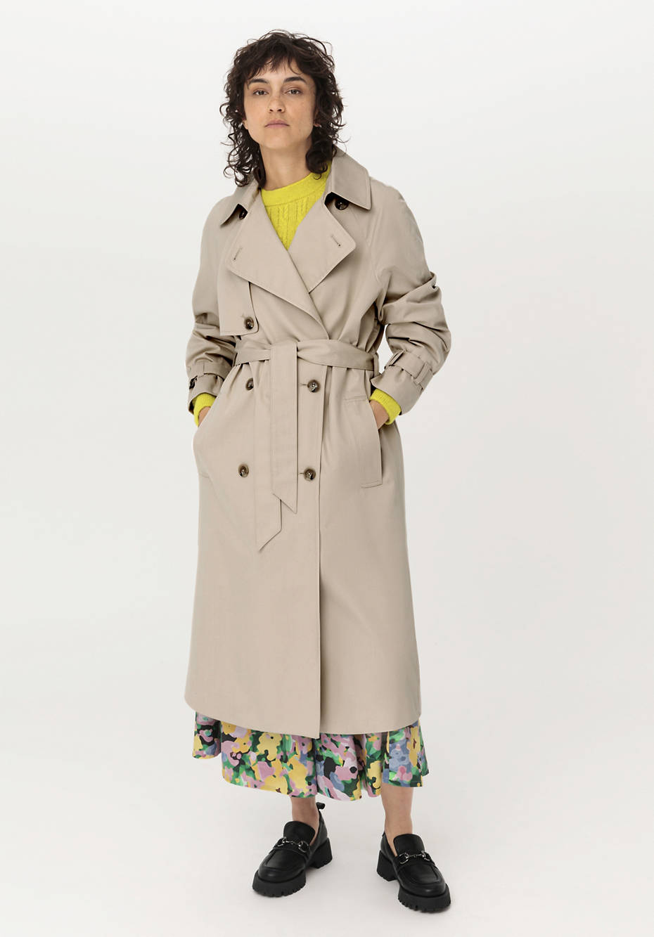 Trenchcoat Nature Shell aus reiner Bio-Baumwolle