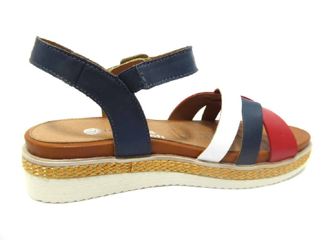 REMONTE Klassische Sandalen blau