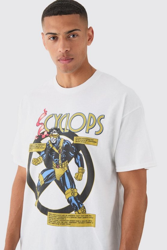 Oversize T-Shirt mit lizenziertem Marvel Cyclops X Men Print