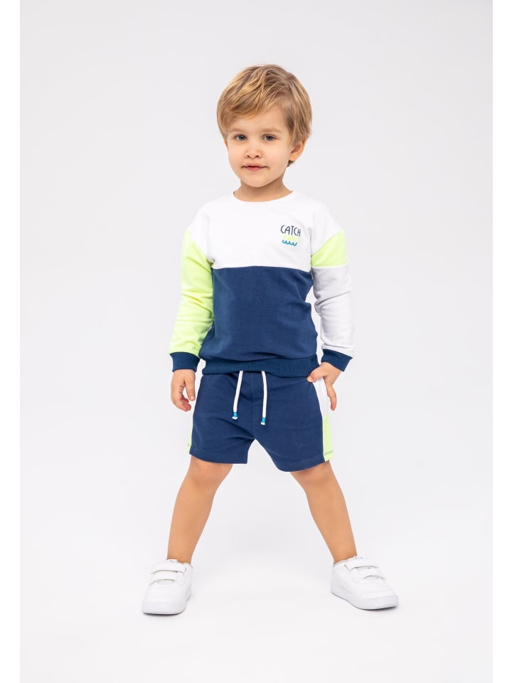 Minoti 2tlg. Outfit: Bluse & Shorts catch 7 in dunkelblau günstig kaufen