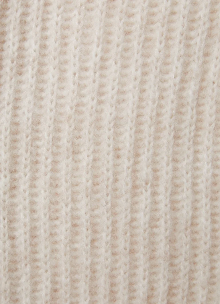 Πλεκτό πουλόβερ Cinque Rib από μείγμα μαλλιού merino