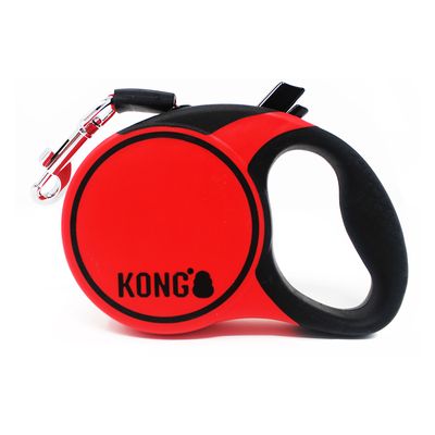 KONG Terrain Einziehbare Leine Rot