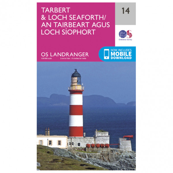 Ordnance Survey - Tarbert / Loch Seaforth L014 - Wanderkarte