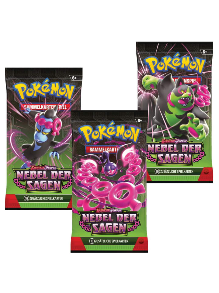 Pokémon Infamomo | 3 Booster-Packs | Pokemon Karmesin & Purpur Karten deutsch günstig kaufen onesize