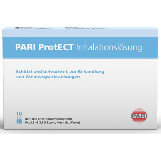 PARI ProtECT Inhalationslösung mit Ectoin Ampullen  10X2.5 ml  Ampullen