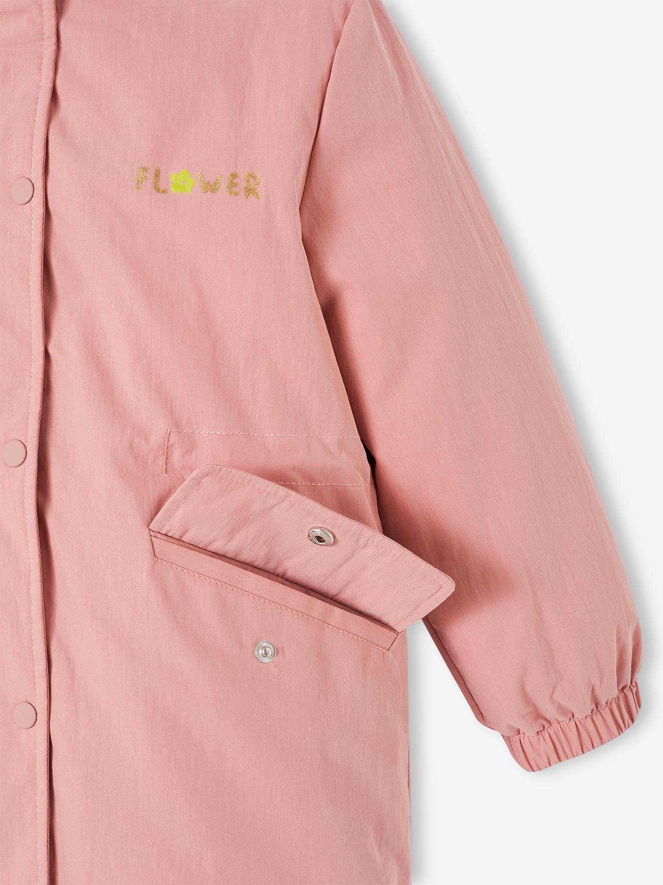Vertbaudet Mädchen 3-in-1-Jacke mit Recycling-Polyester - rosa