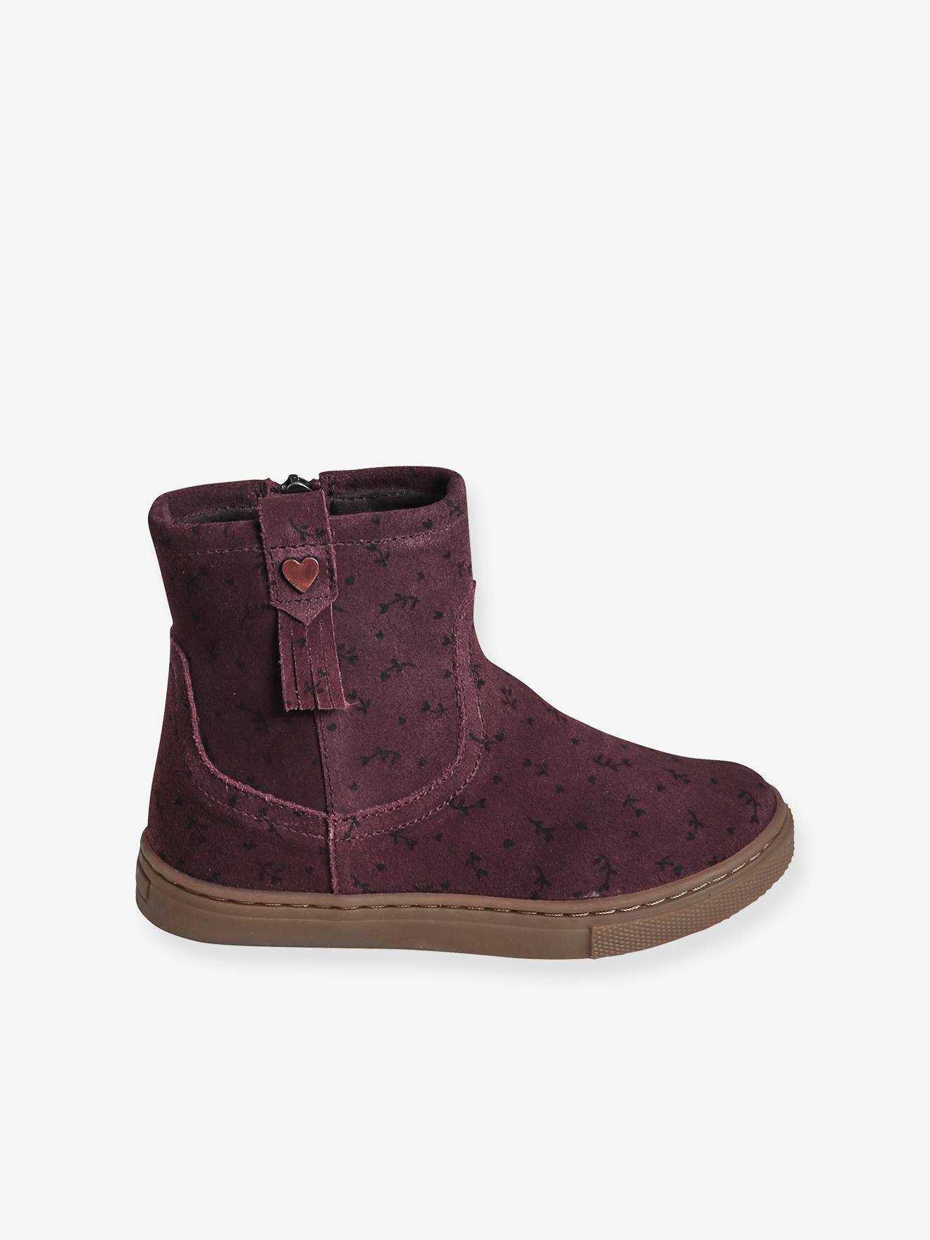 Boots en cuir fille collection maternelle orage