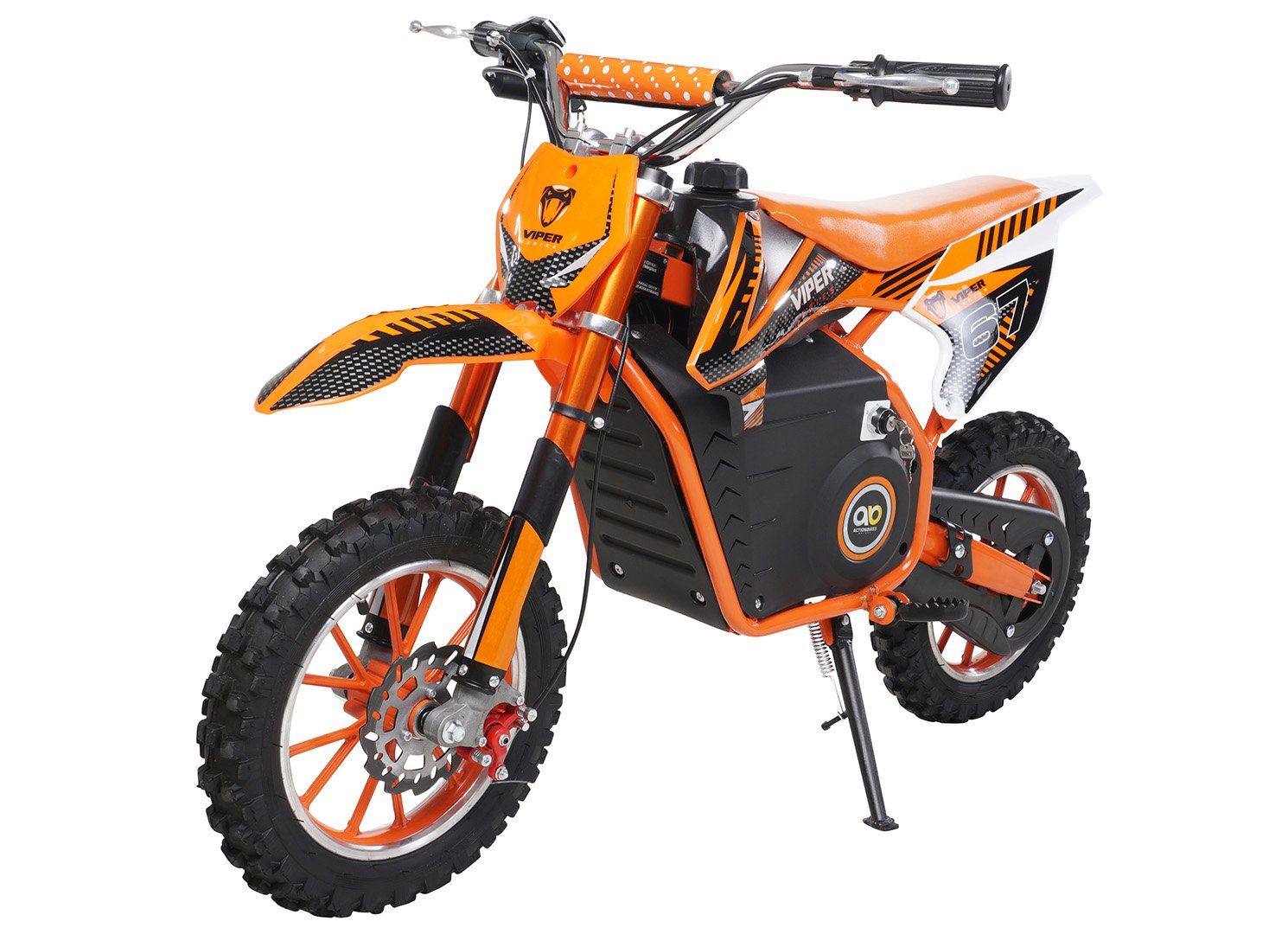 Actionbikes Motors electric children's motorcycle children's cross bike Viper 1000 W electric - 3 levels - up to 25 km/h, load capacity 60 kg, (1 piece), mini dirt bike electric minicross pit bike pocket bike from 5 years