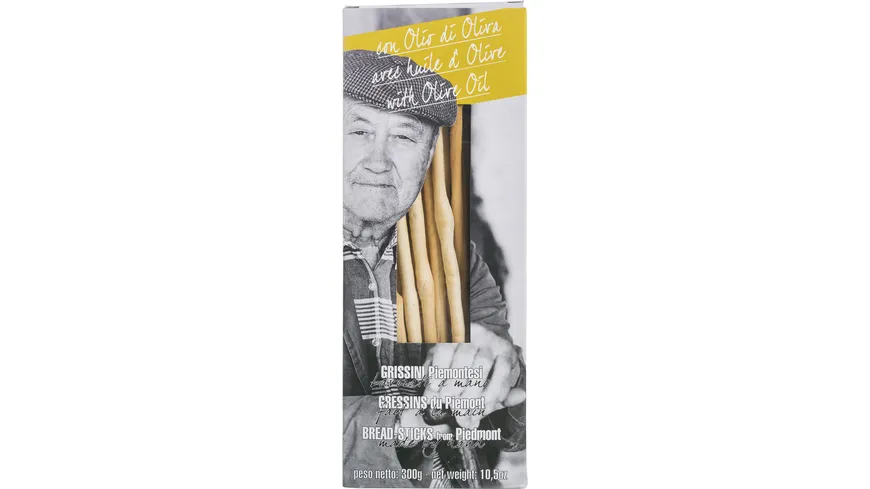 Grissini Rubatà Nonno Cecare mit Olivenöl 300 g