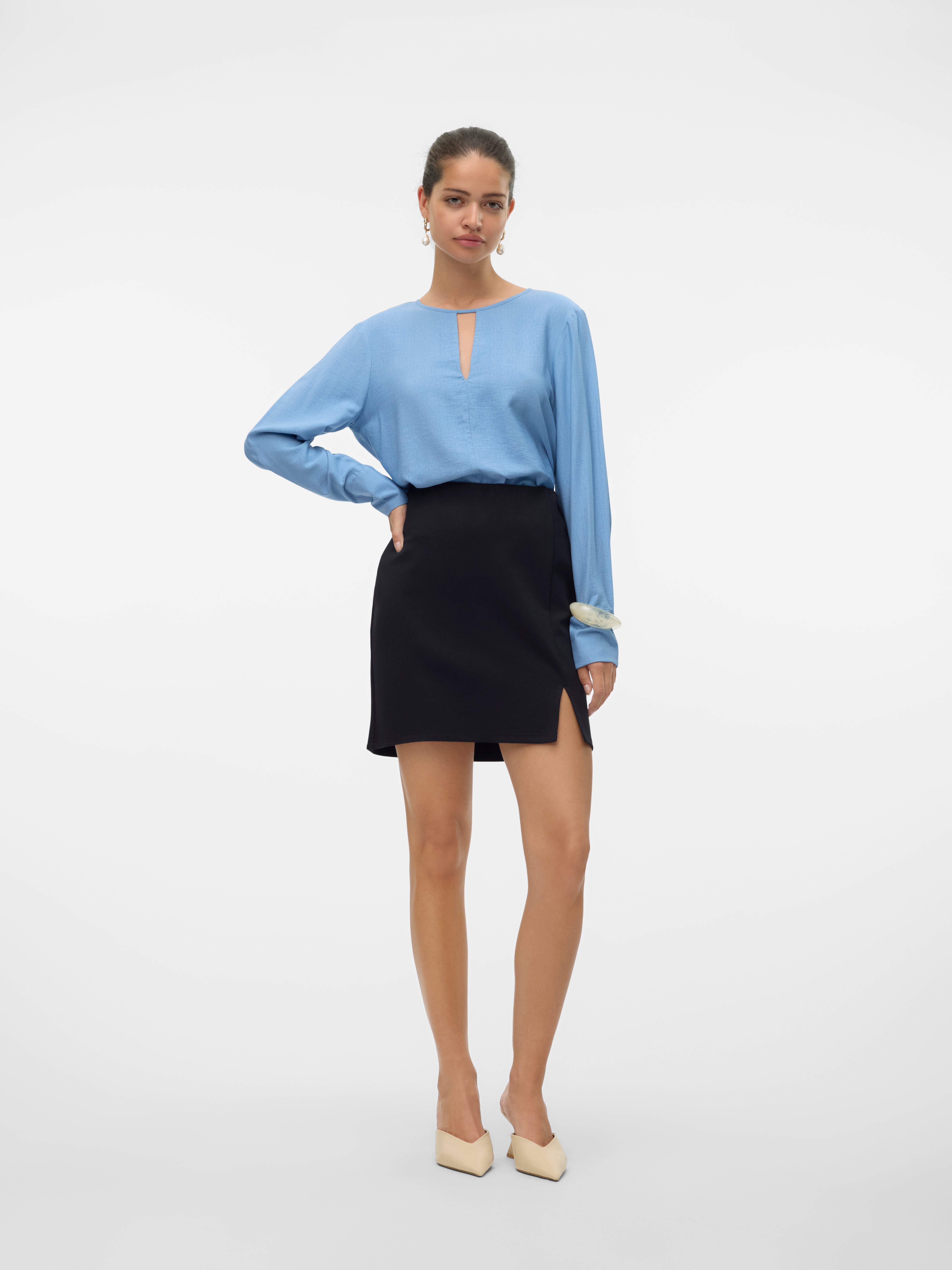 VMHIRSE Hohe Taille Kurzer Rock