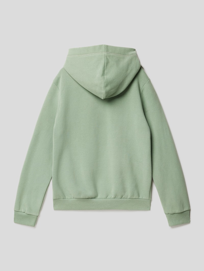 Hoodie mit Motiv-Print in schilf