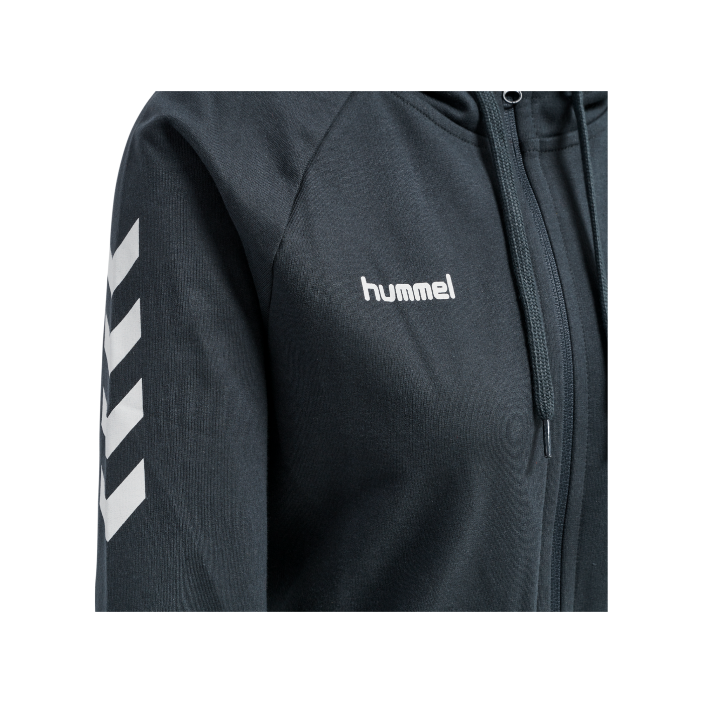 Hummel Cotton Kapuzenjacke Damen Blau F8571