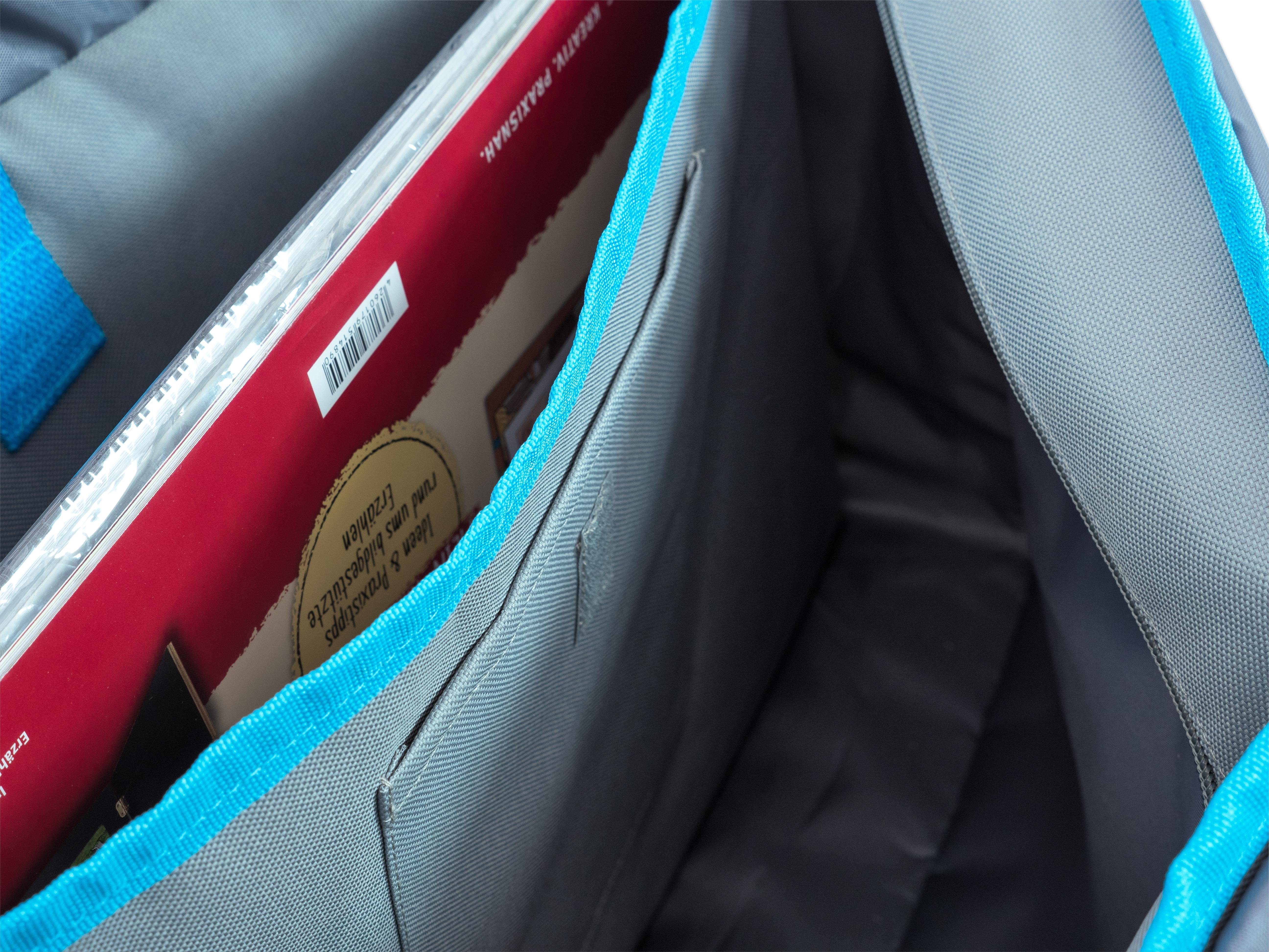 Betzold Aufbewahrungstasche Kamishibai-Tasche - Bildkartenständer Bildkarten-Aufbewahrung (Tasche mit Tragegurt, inkl. verstellbarem Tragegurt), Kleine Extratasche