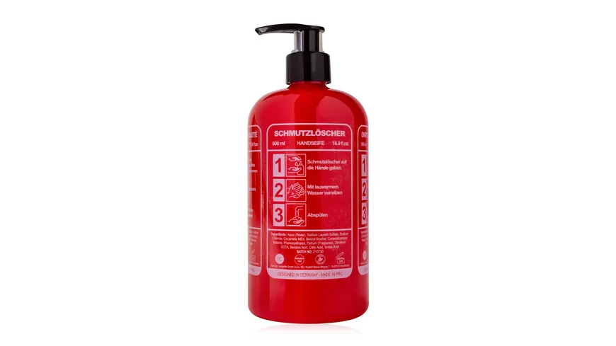 Accentra Handseife SCHMUTZLÖSCHER in Pumpspender in Feuerlöscher-Optik 500 ml