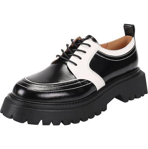 ekonika Halbschuhe in zweifarbigem Design