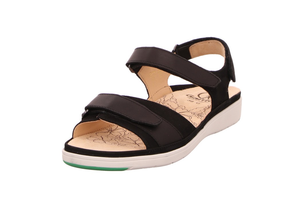 GANTER Komfort Sandalen schwarz