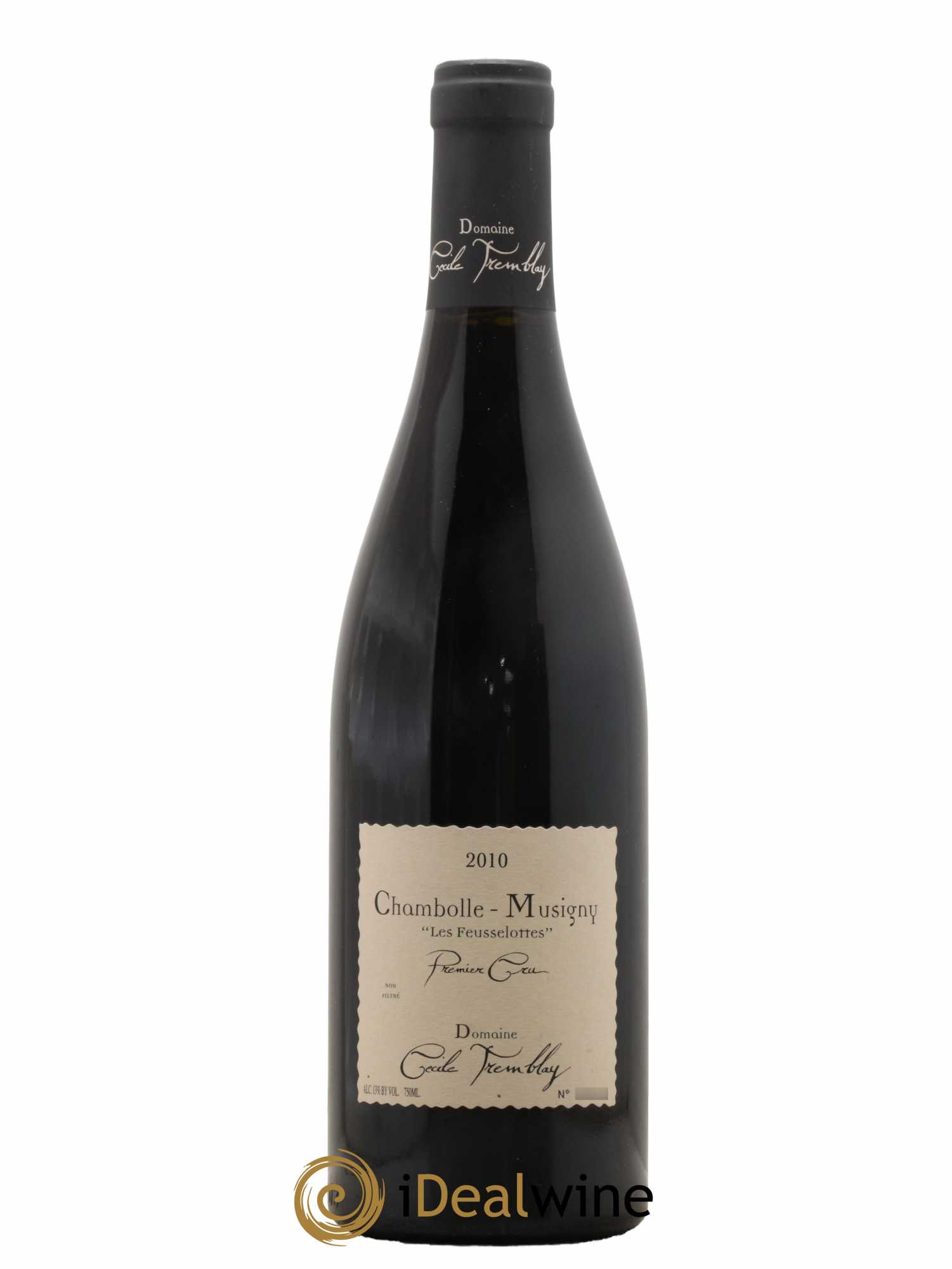 Chambolle-Musigny 1er Cru Les Feusselottes Cécile Tremblay  2010 - Lot de 1 Bouteille