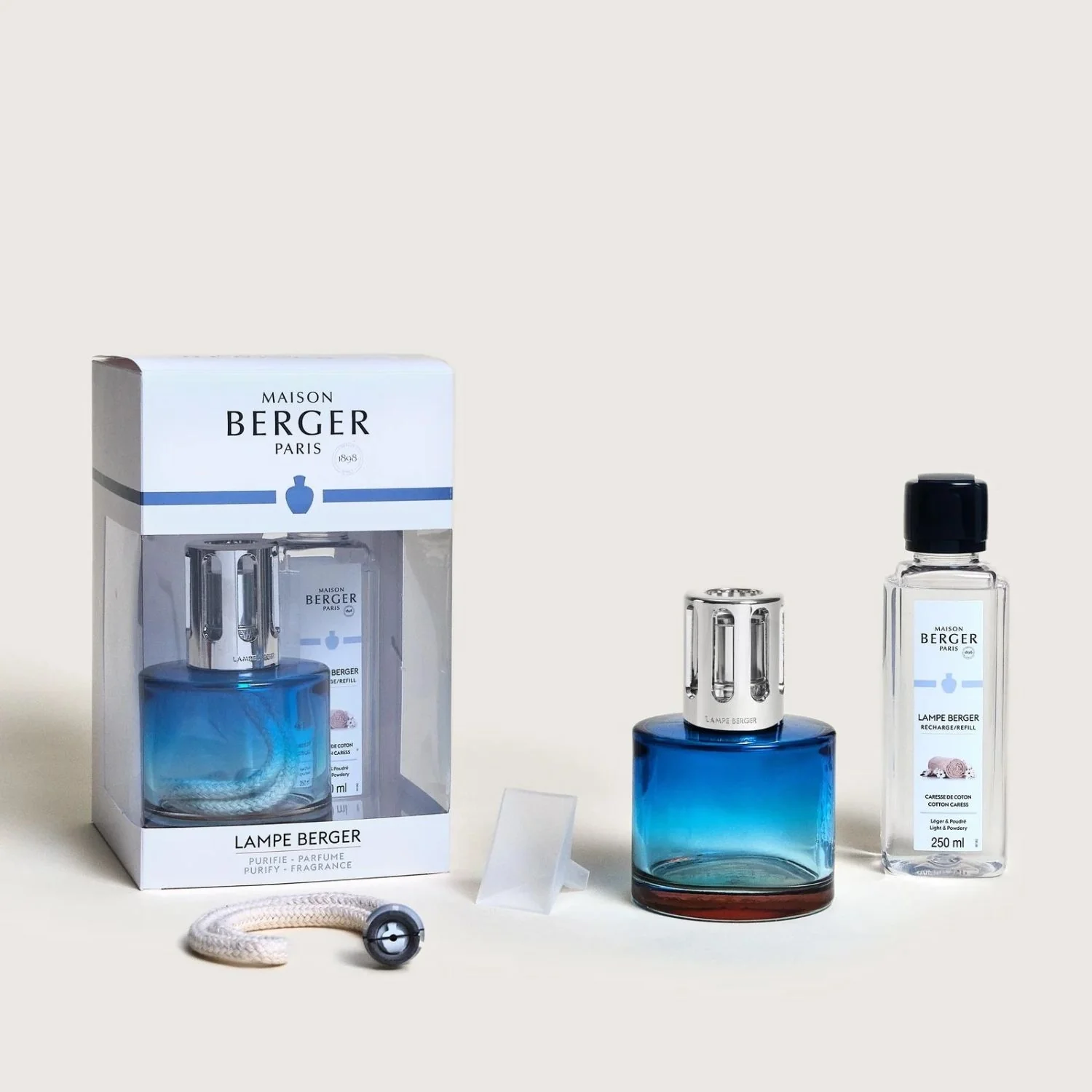 Lampe Cofanetto Pure Blue - Lampeboks, Katalytisk Lampe