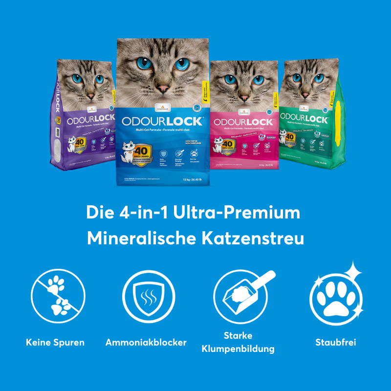 Intersand Katzenstreu Intersand ODOUR LOCK Calming Breeze 12kg