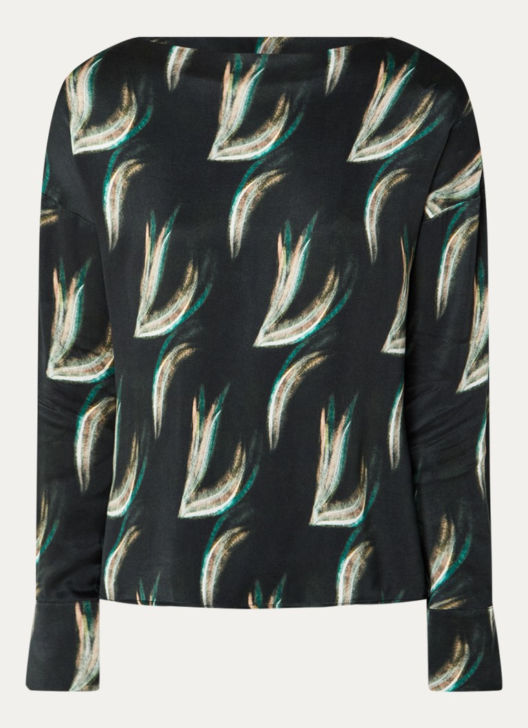 Vanilia Forest Fade top with print