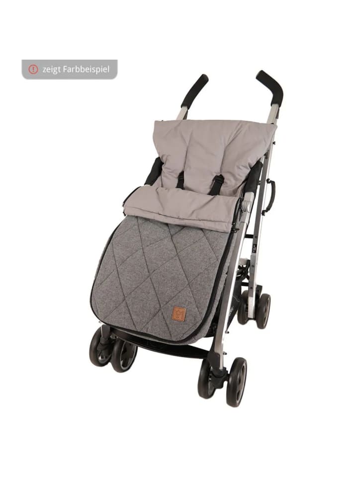 Kaiser Sommer-Fußsack Nikko - Light Grey Melange in grau günstig kaufen onesize