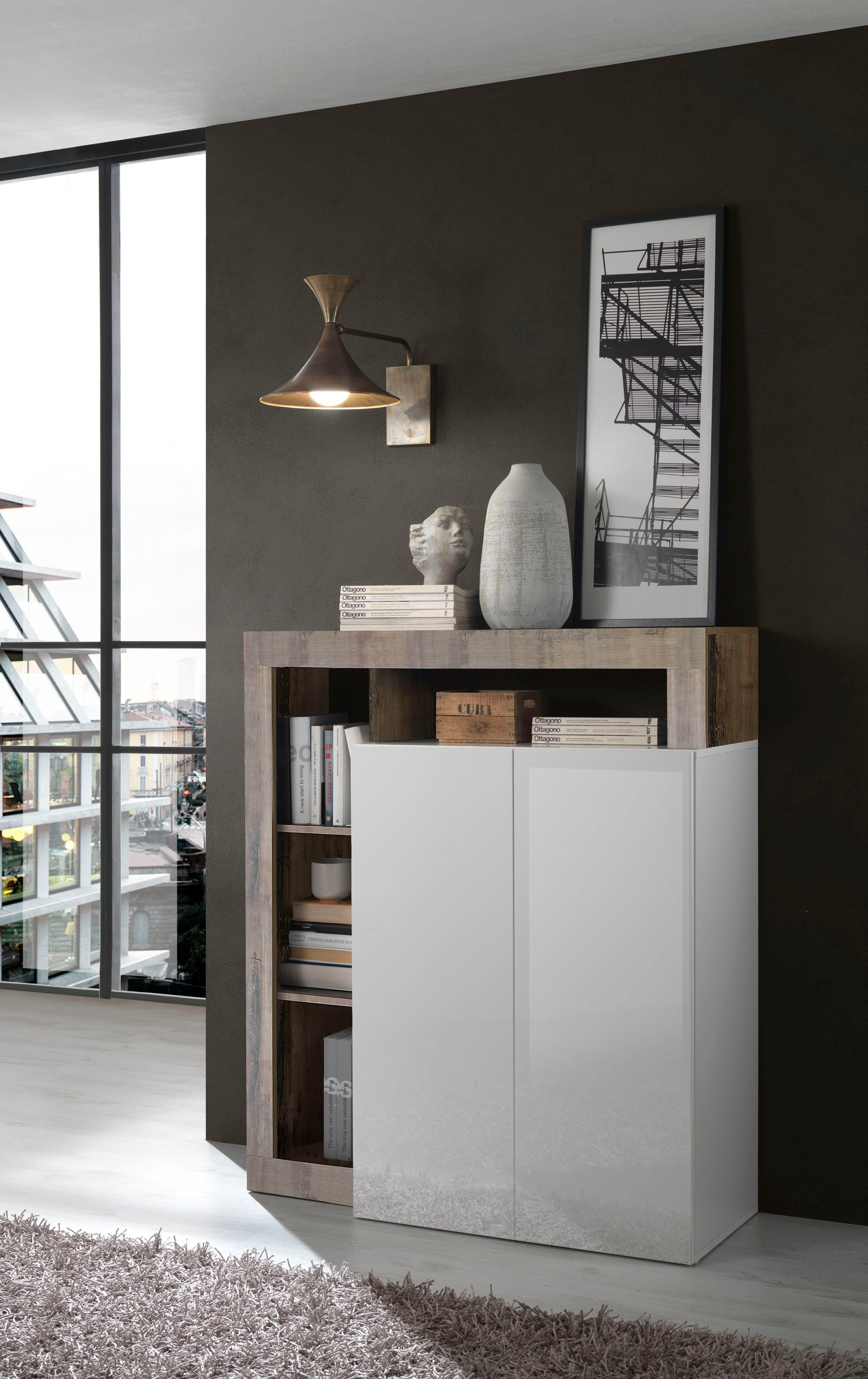 LC Highboard Hamburg, Breite 108 cm