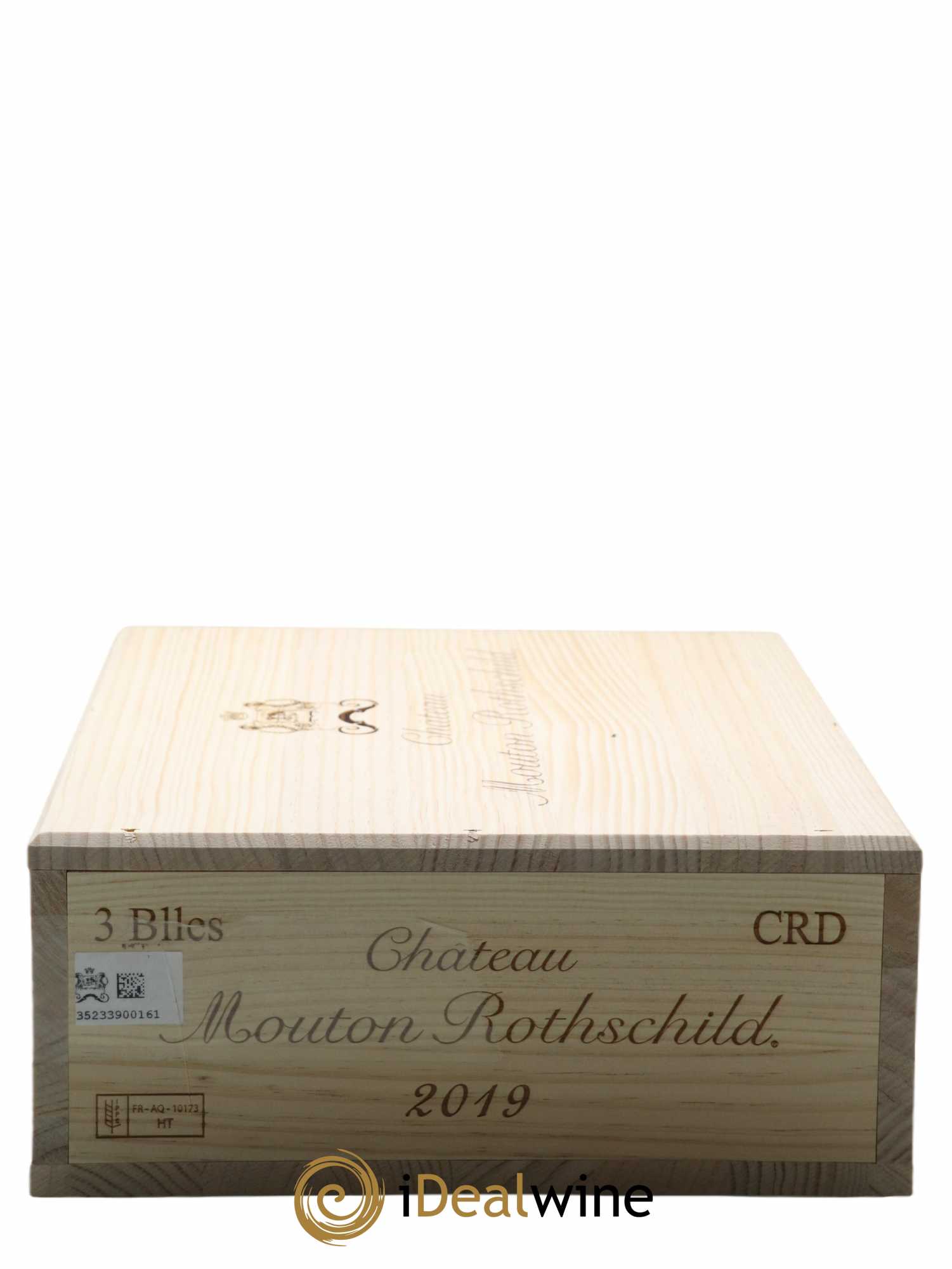 Château Mouton Rothschild 1er Grand Cru Classé  2019 - Lot de 3 Bouteilles