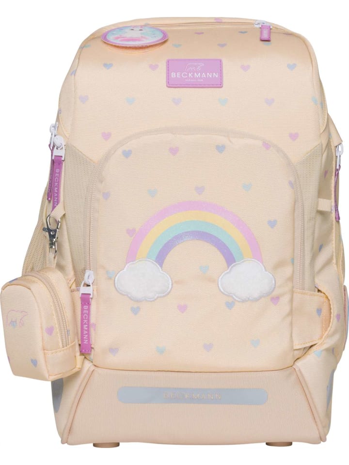 BECKMANN Beckmann Schulranzenset Active Air FLX - 6-Tlg. Set Yellow Heart günstig kaufen onesize