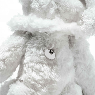 Teddies for tomorrow White Christmas Teddybär, 30 cm, weiß