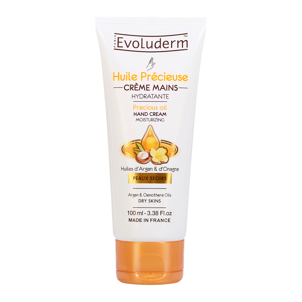 evoluderm Huile Précieuse Crème Mains Hydratante - 100ml