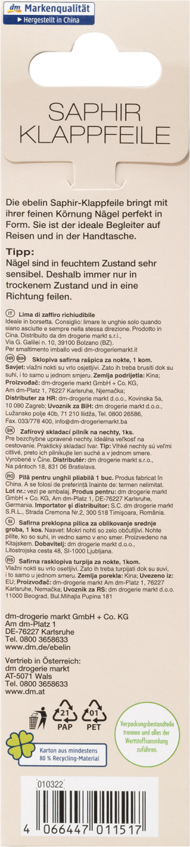 Mini-Klappbürste mit Spiegel, 1 St