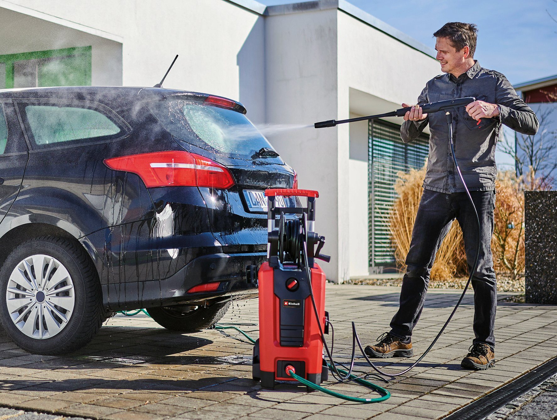 Einhell Hochdruckreiniger TE-HP 170, Druck max: 170 bar, 2300 W, Fördermenge max: 440 l/h, (10 tlg)
