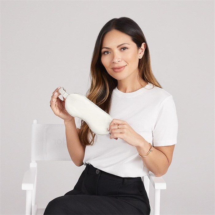 Pure Silk Sleep Mask White