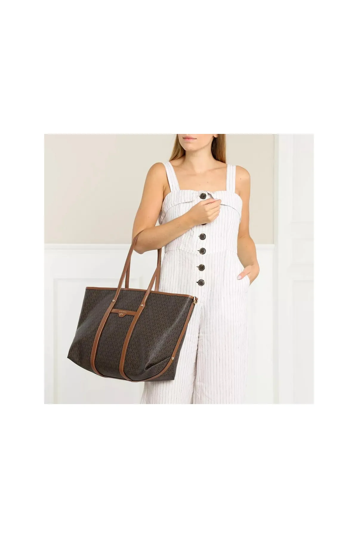 Michael Kors  Handtasche - Braun - Strukturiert